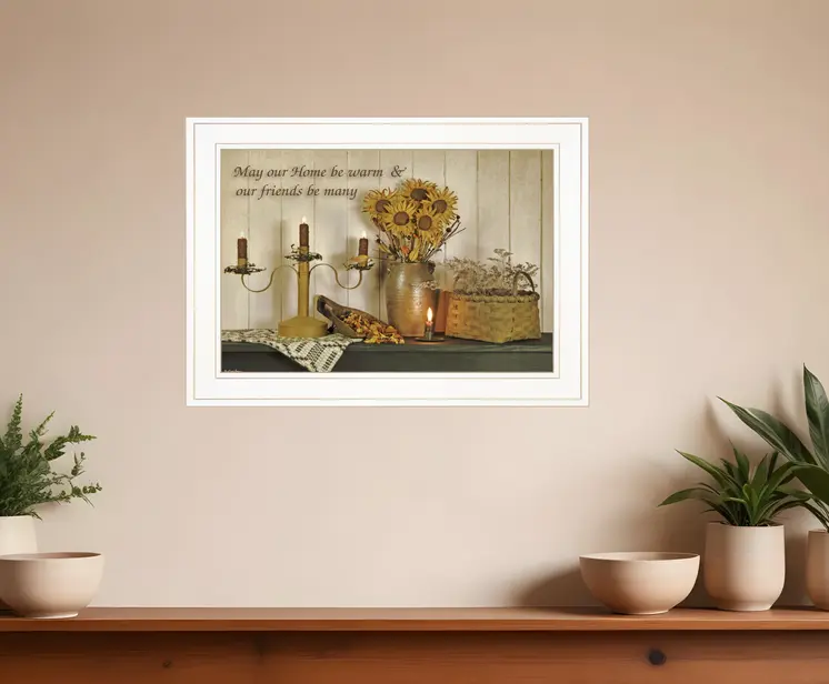 Our Home 2 White Framed Print Wall Art