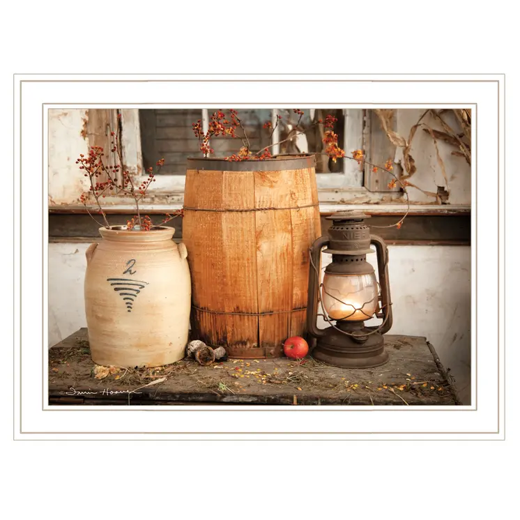 The Nail Keg 2 White Framed Print Wall Art