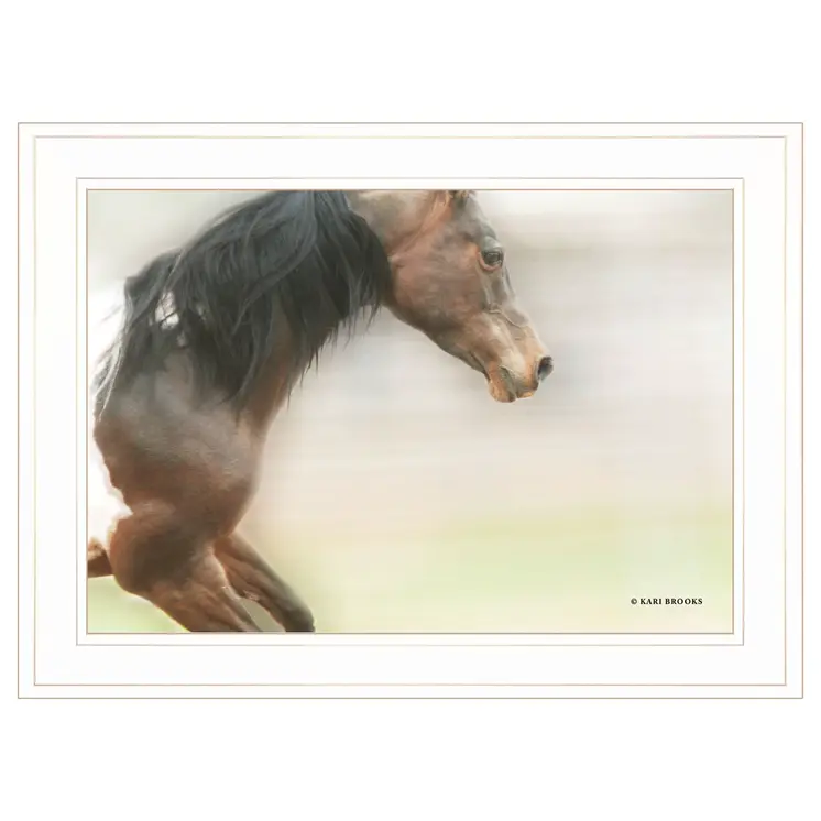 Leap of Faith 2 White Framed Print Wall Art