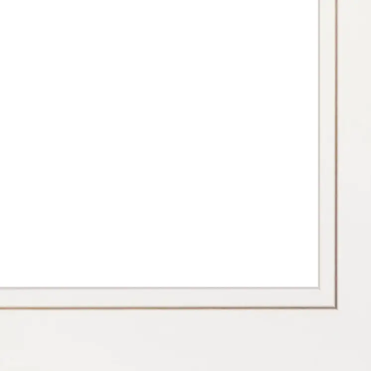 Nina Says 1 White Framed Print Wall Art