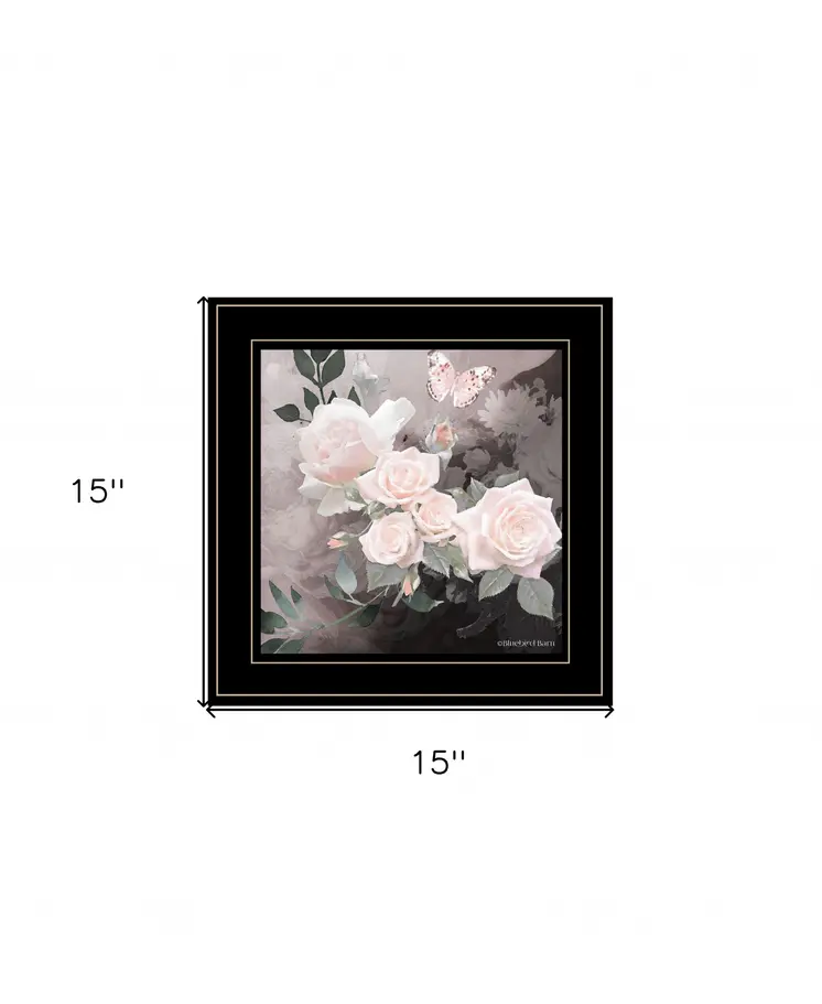Noir Roses 1 [5] Black Framed Print Wall Art