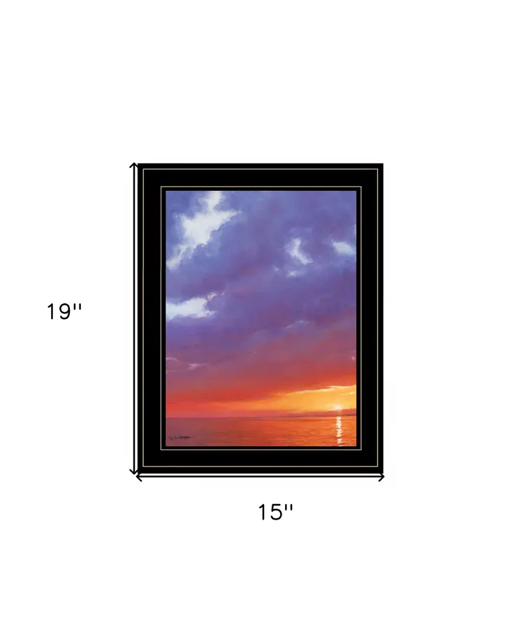 Certain Glow 3 Black Framed Print Wall Art