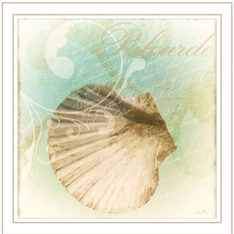 Set Of Two The Sea III and Sea IV 2 White Framed Print Wall Art