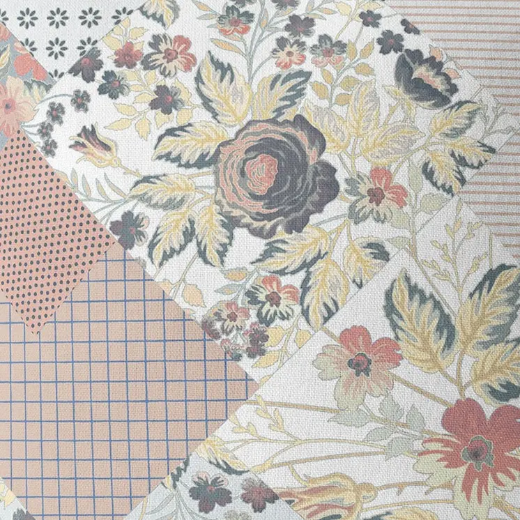 28" Peach Black Floral Indoor Outdoor Throw Pillow