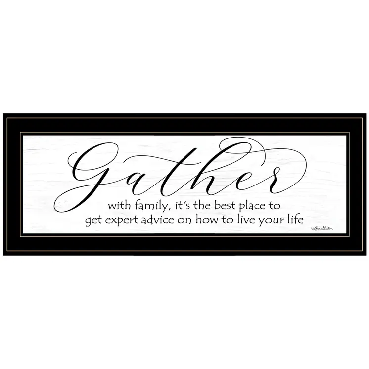 Expert Advice 2 Black Framed Print Wall Art