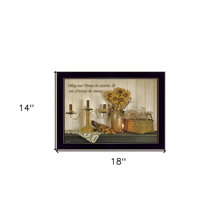 Our Home 1 Black Framed Print Wall Art