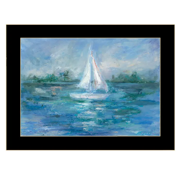 A Day In the Life 1 Black Framed Print Wall Art