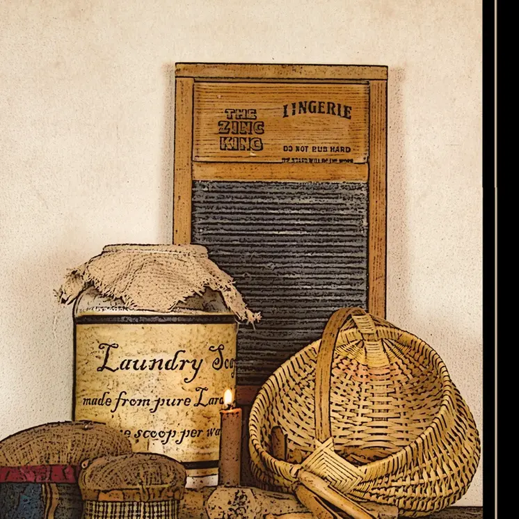 Laundry Soap 2 Black Framed Print Bathroom Wall Art