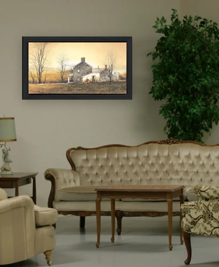 Rising Early 1 Black Framed Print Wall Art