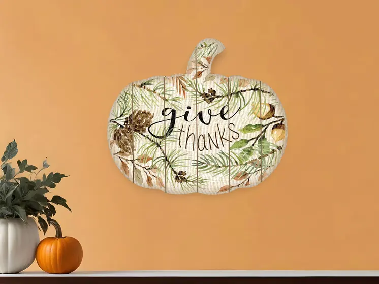 Give Thanks 1 Unframed Print Wall Art