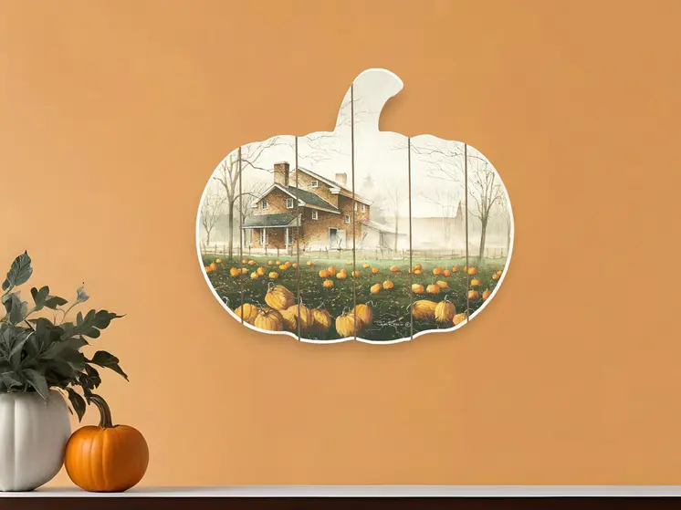 October Gray Unframed Print Wall Art