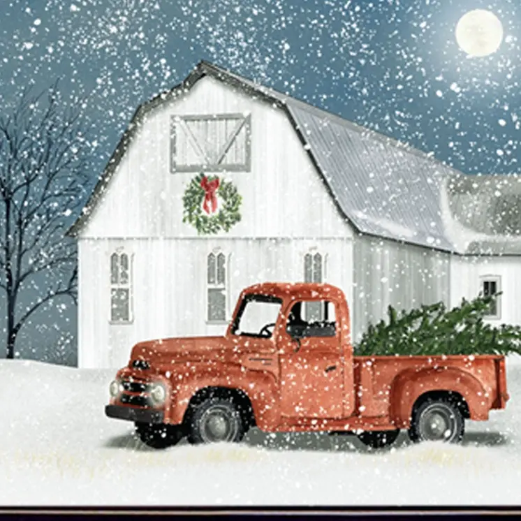 Wintry Weather 1 Black Framed Print Wall Art