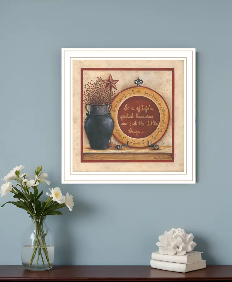Greatest Treasures 3 White Framed Print Wall Art