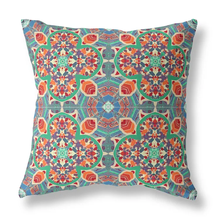 16" Orange Throw Pillow