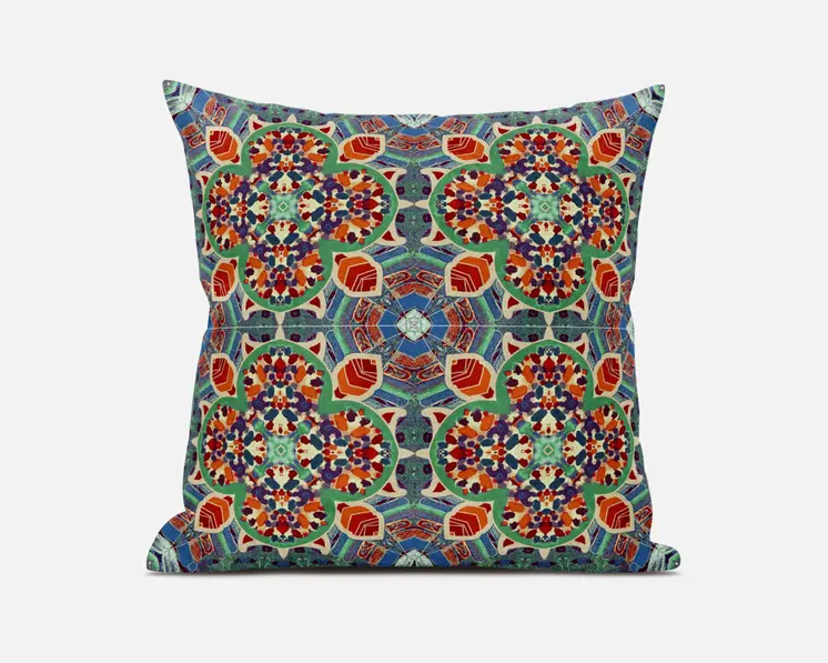 16" Orange Throw Pillow