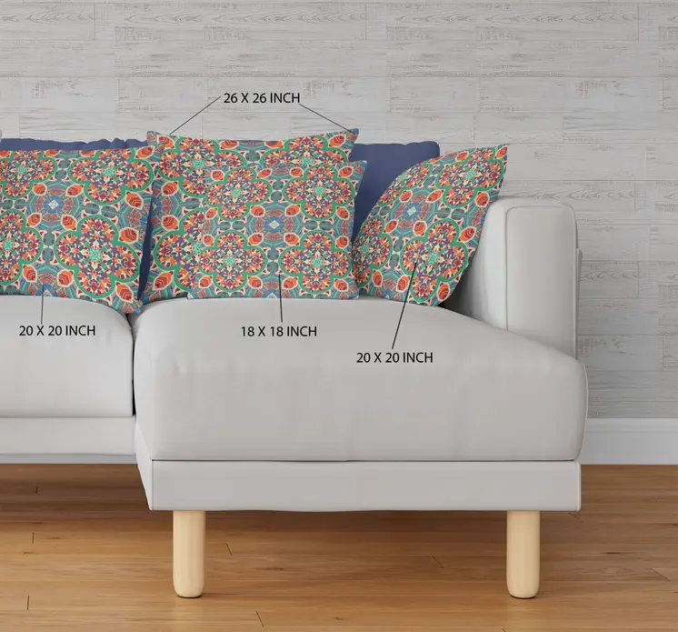 16" Orange Throw Pillow