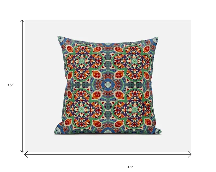 16" Orange Throw Pillow