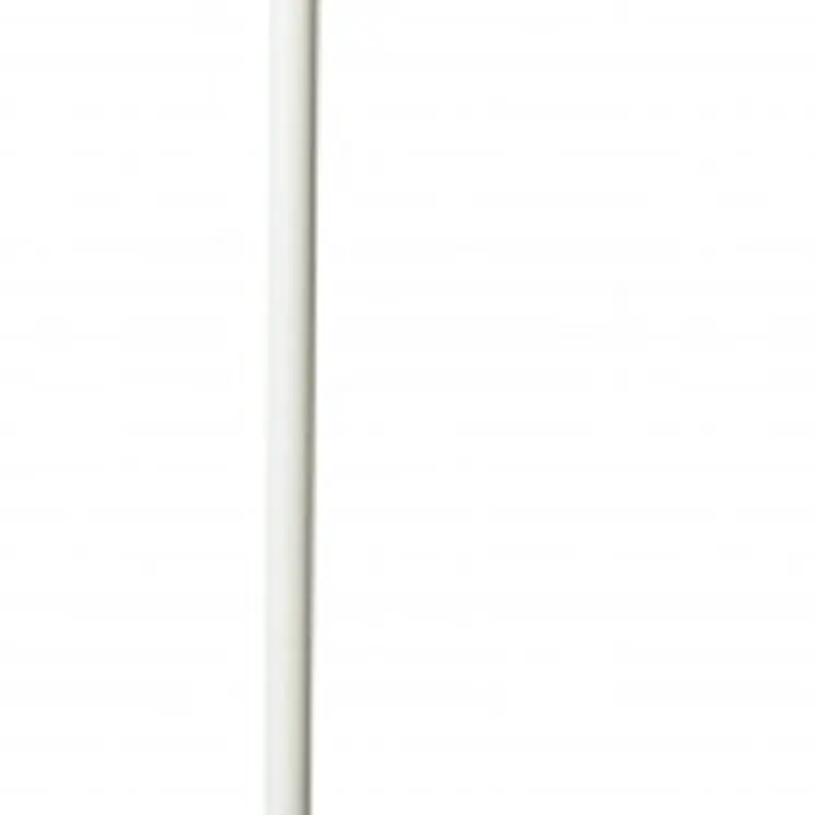 73" White LED Torchiere Floor Lamp With White