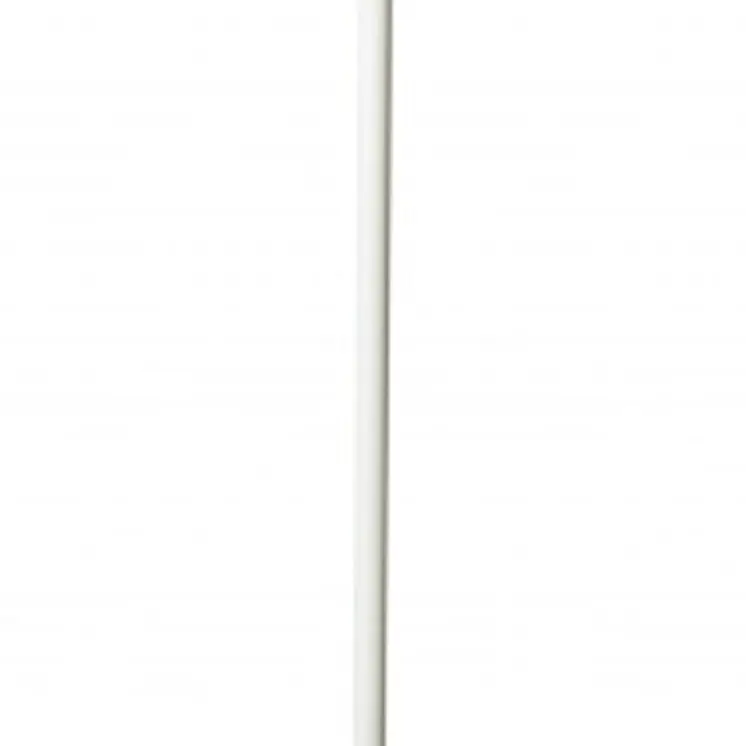 73" White LED Torchiere Floor Lamp With White