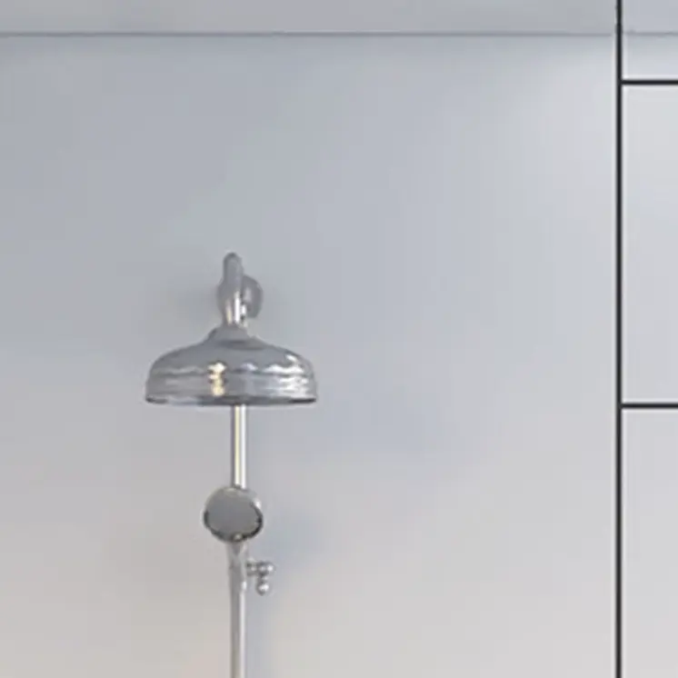 Modern Beveled Tile Design Wall Mirror