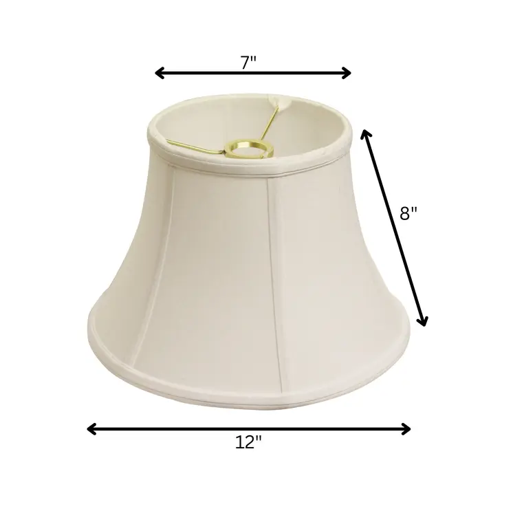 12" Snow Drum No Slub Lampshade