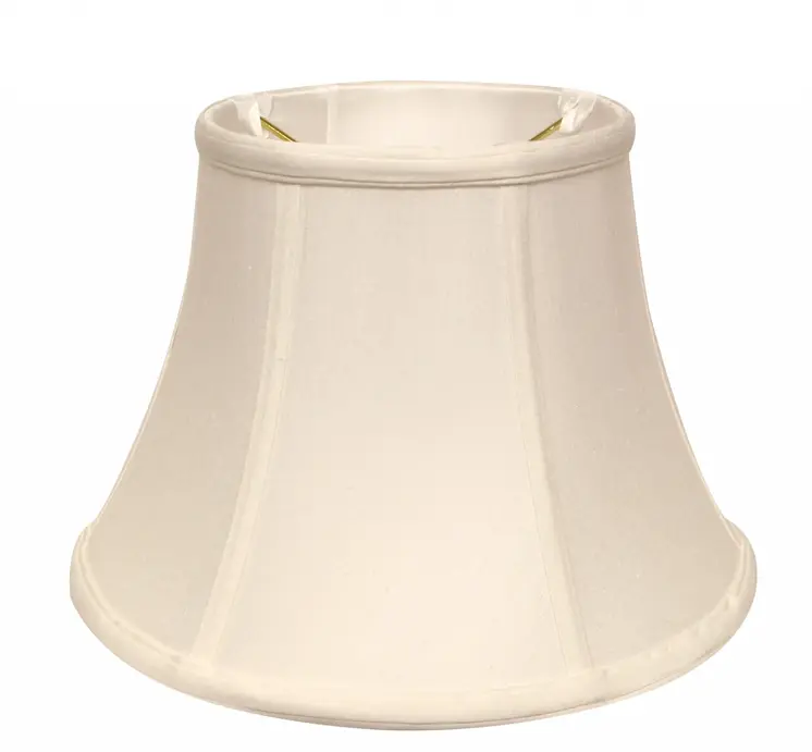 12" White Drum Monay Shantung Lampshade