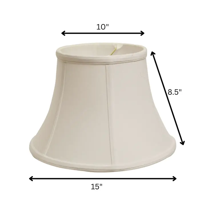 15" Snow Drum No Slub Lampshade