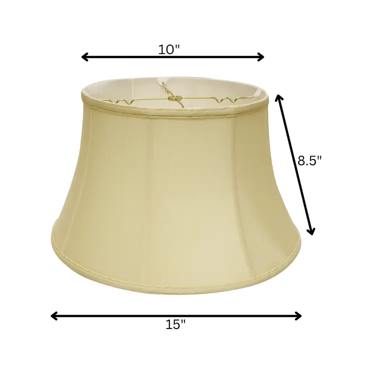 15" Antique White Drum Monay Shantung Lampshade