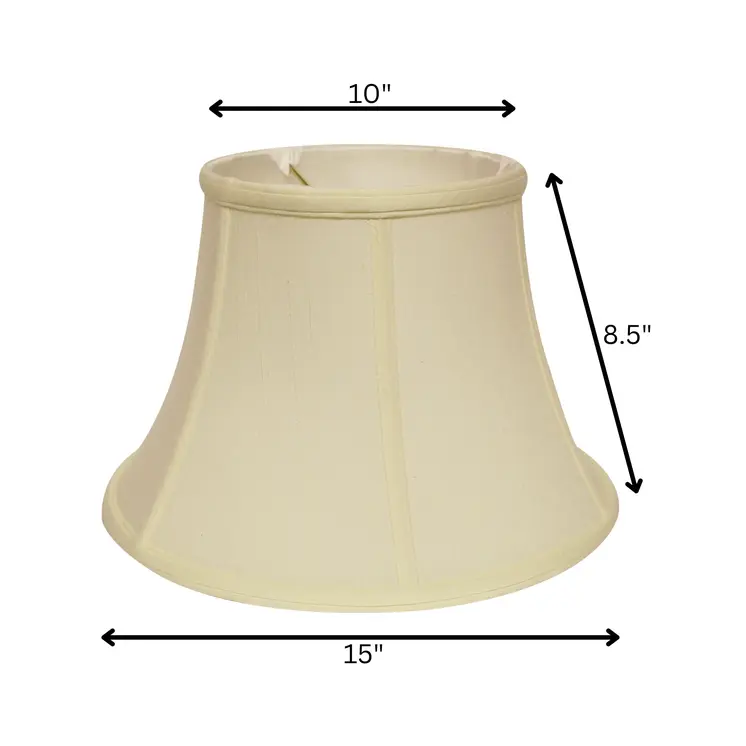 15" Ivory Drum Monay Shantung Lampshade