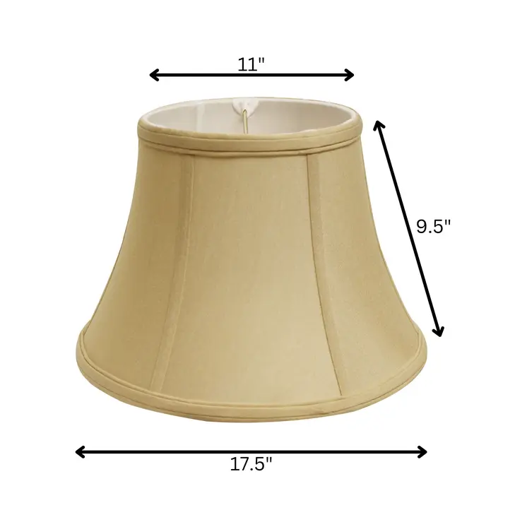 18" Pale Brown Drum No Slub Lampshade