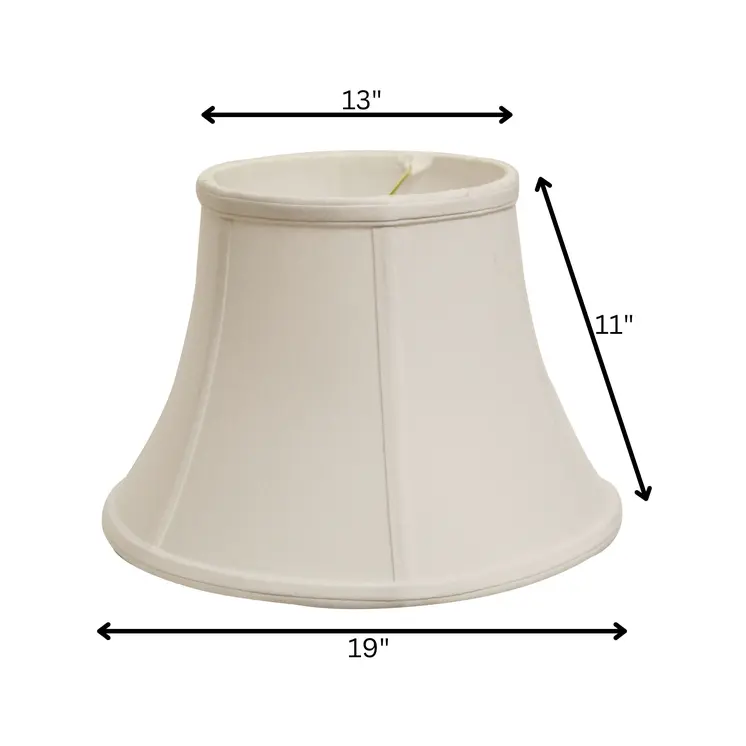 19" Snow Drum No Slub Lampshade