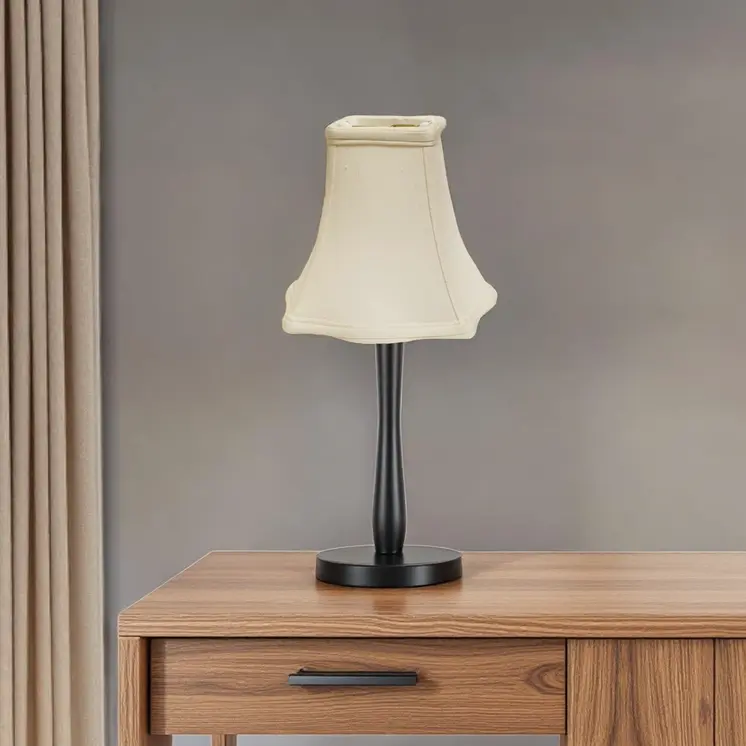 10" White Premium Square Monay Shantung Lampshade