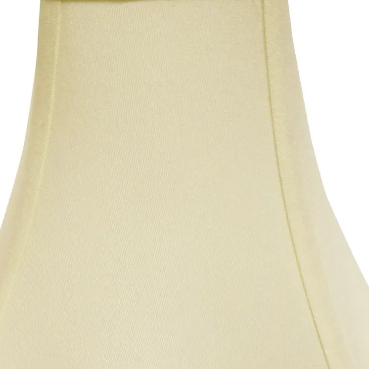18" Ivory Premium Square No Slub Lampshade