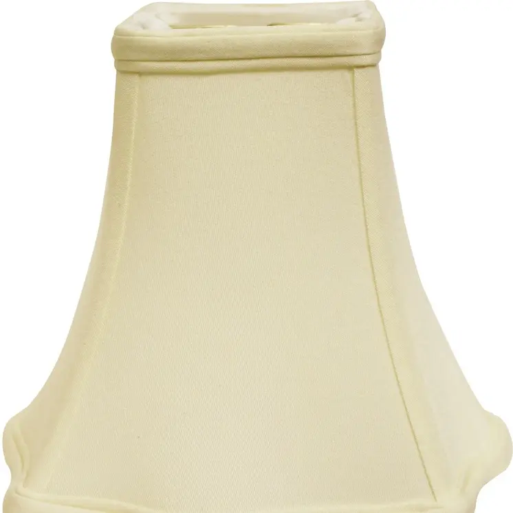 18" Ivory Premium Square No Slub Lampshade