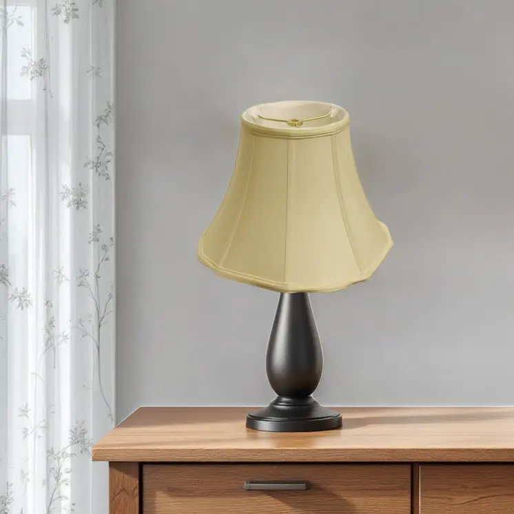 16" Antique White Octagon Monay Shantung Lampshade