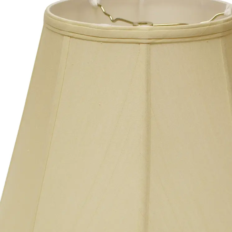 16" Antique White Slanted Empire Monay Shantung Lampshade