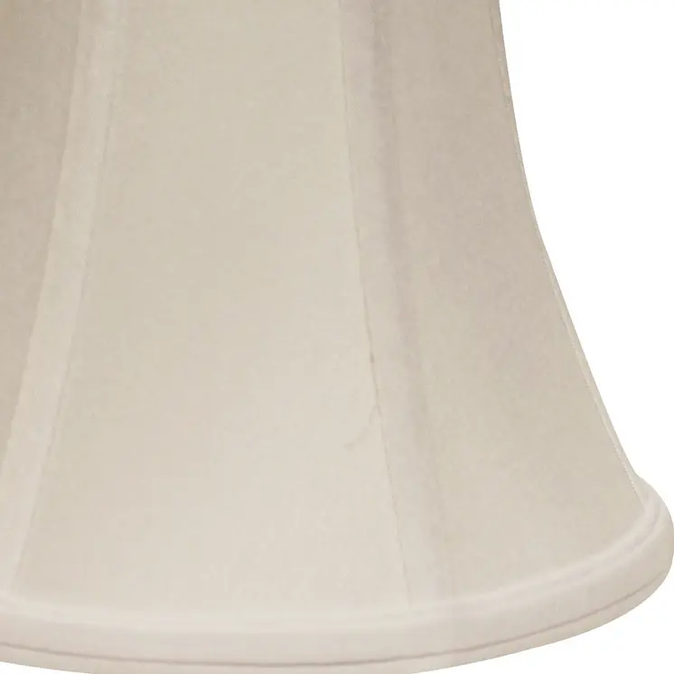 10" Snow Premium Bell No Slub Lampshade