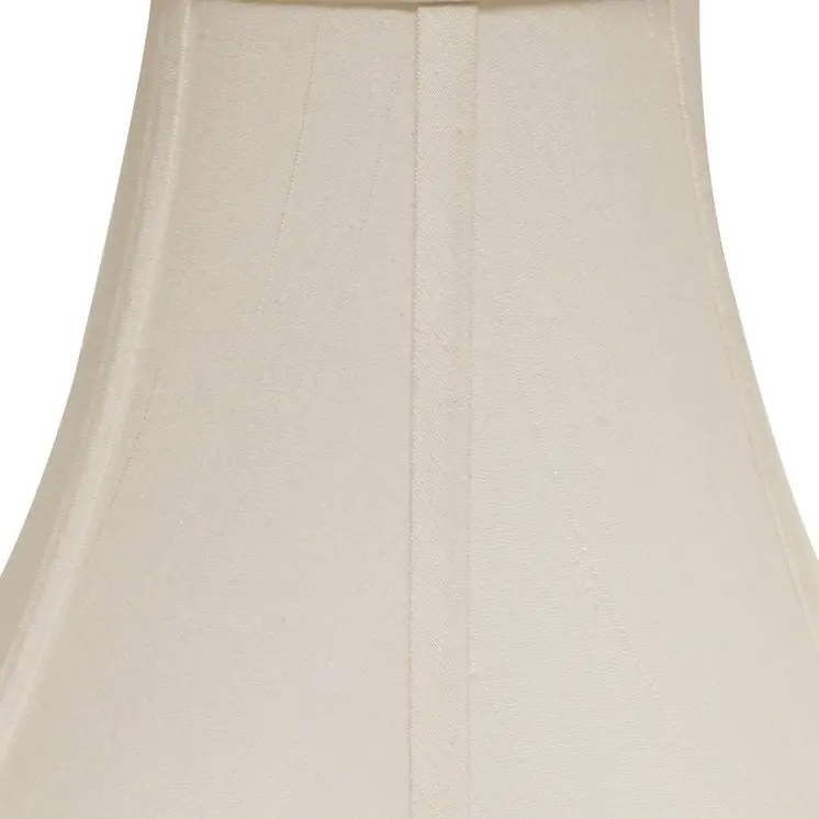 10" Off White Premium Bell Monay Shantung Lampshade