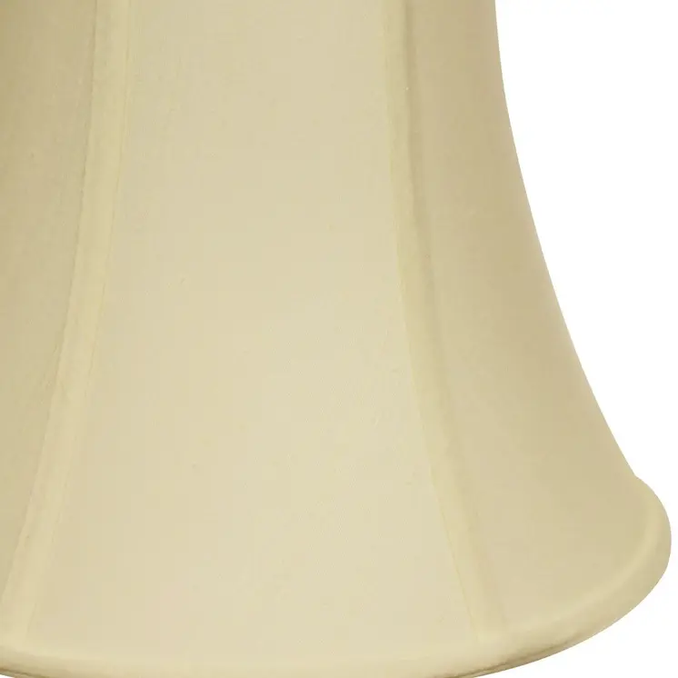 Ivory Monay Shantung Silk Bell Lamp shade 10"W Bottom