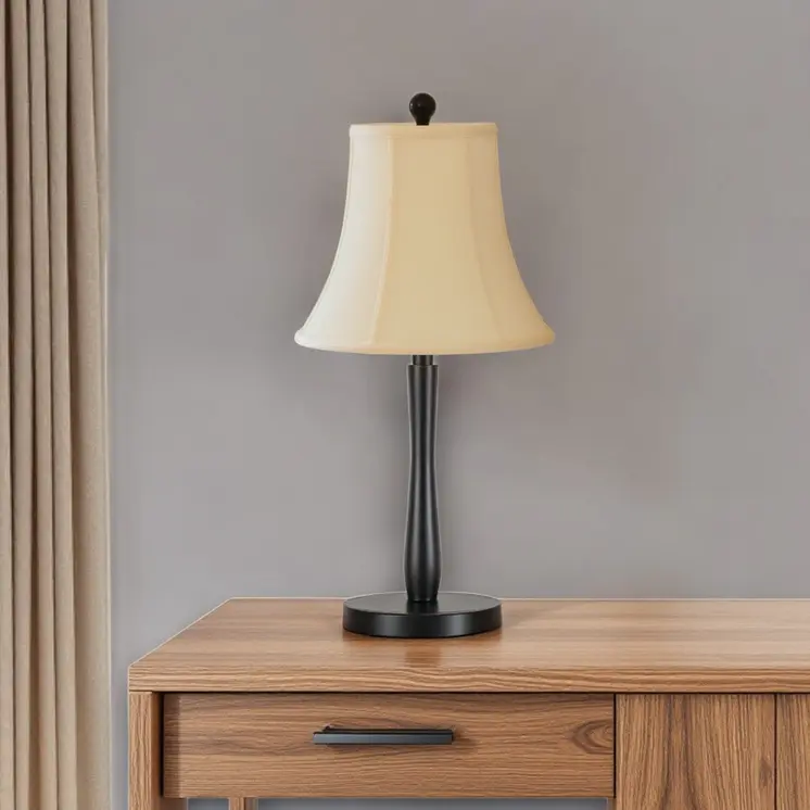 Ivory No Slub Innsbruck Bell Lamp shade 12"W Bottom