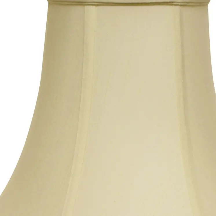 14" Ivory Premium Bell Monay Shantung Lampshade