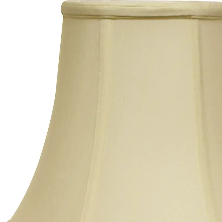 18" Ivory Premium Bell Monay Shantung Lampshade