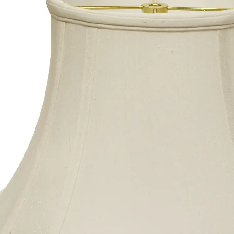 Cream Monay Shantung Silk Oval 19 Bottom
