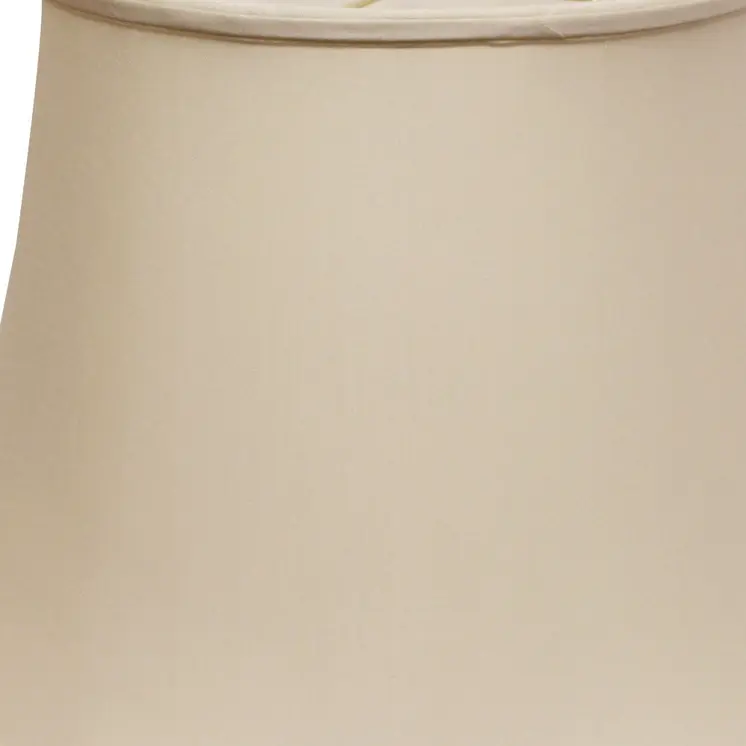 18" Biege Sloped Euro Bell Pongee Shantung Lampshade