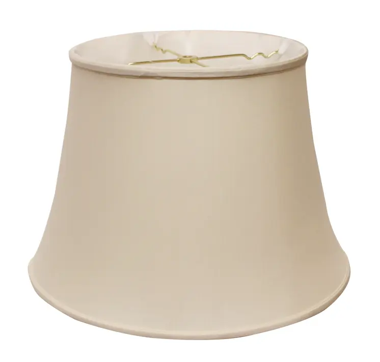 20" Biege Sloped Euro Bell Pongee Shantung Lampshade
