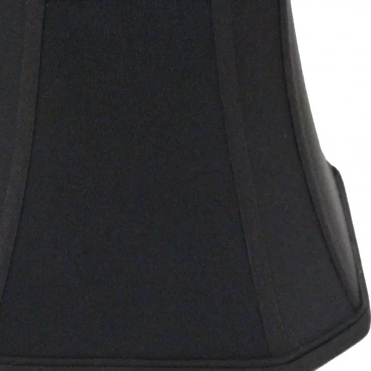 10" Black with Bronze Lining Slanted Square Bell No Slub Lampshade