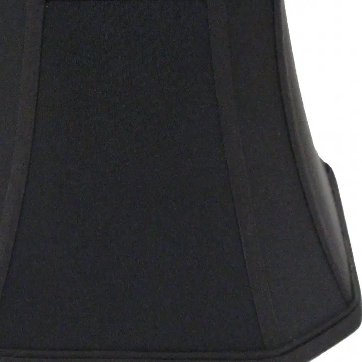12" Black with Bronze Lining Slanted Square Bell No Slub Lampshade