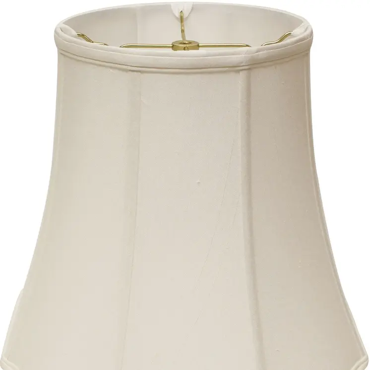 14" White Premium Octagon Monay Shantung Lampshade