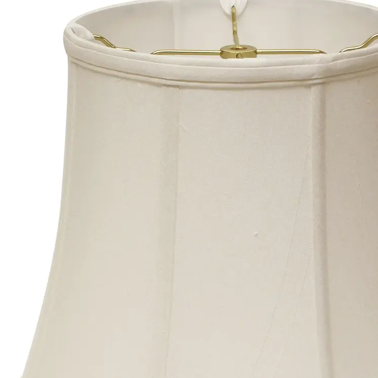 18" White Premium Octagon Monay Shantung Lampshade