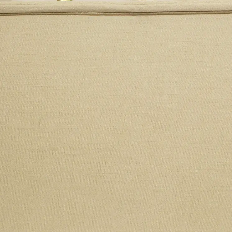 14" Pale Brown Throwback Rectangle Linen Lampshade